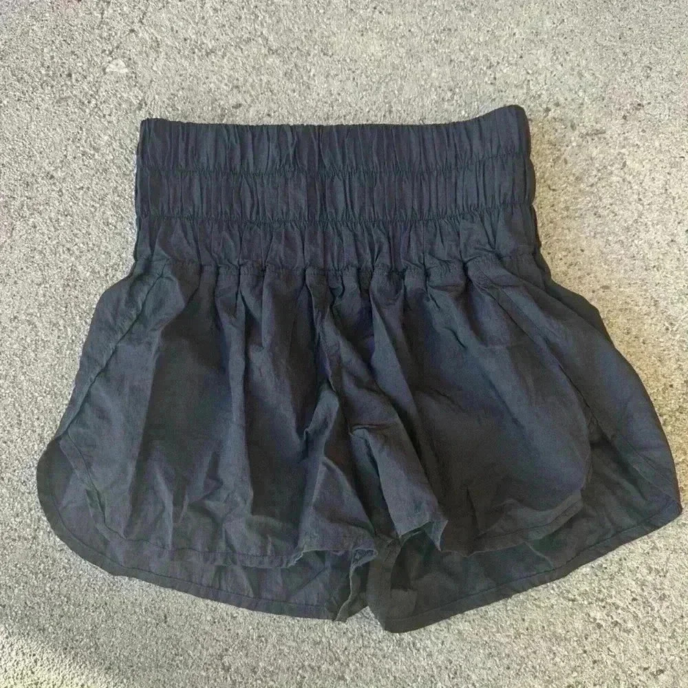 Free people movement shorts in black